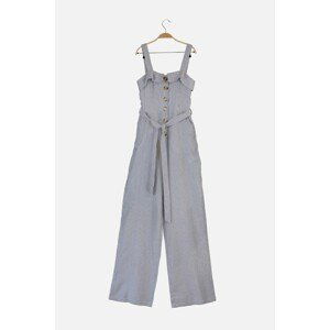 Trendyol Indigo Belted Overalls