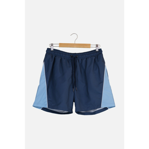 Trendyol Swim Shorts - Navy blue - Colorblock