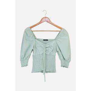 Trendyol Green Giphy Blouse
