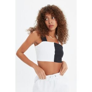 Trendyol Black Crop Knitted Blouse