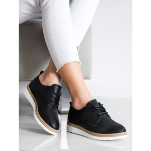 SHELOVET CASUAL BLACK SHOES