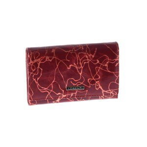 Patterned women´s red wallet