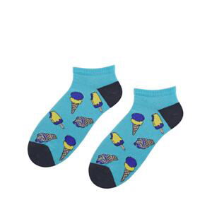 Bratex Woman's Socks POP-D-155  Turquoise