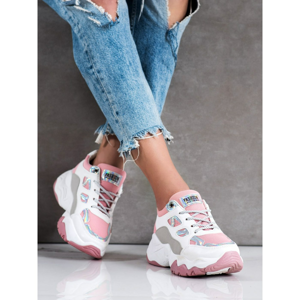 SHELOVET LACE-UP SNEAKERS FASHION