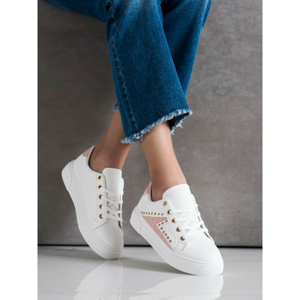 SHELOVET ECO LEATHER SNEAKERS