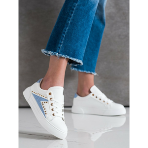 SHELOVET ECO LEATHER SNEAKERS