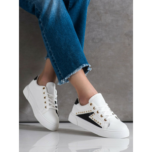 SHELOVET ECO LEATHER SNEAKERS