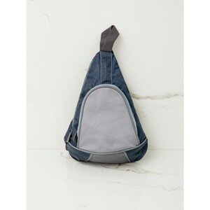 Men´s one-shoulder blue backpack