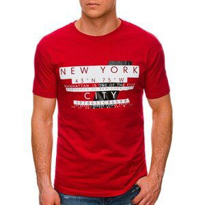 Edoti Men's printed t-shirt S1432