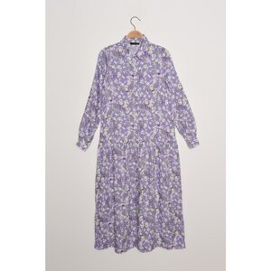 Trendyol Lilac Shirt Collar Dress