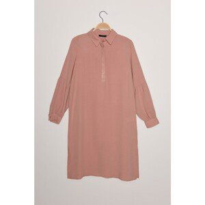 Trendyol Pink Shirt Collar Tunic