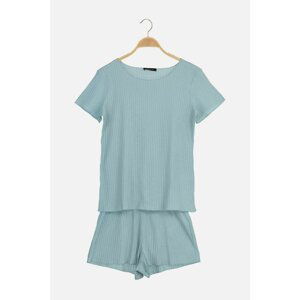 Trendyol Mint Camisole Pajamas Set