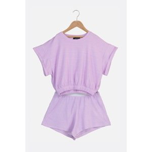 Trendyol Lilac Towel Pajamas Set