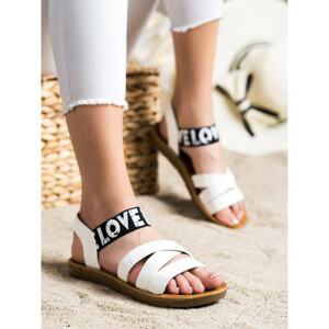 SHELOVET ECO LOVE LEATHER SANDALS