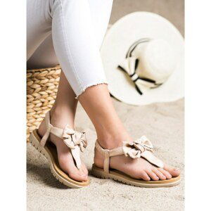 SHELOVET JAPANESE SANDALS WITH BOW