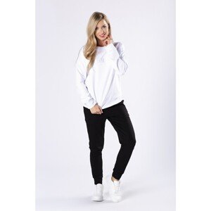 cotton sweatshirt with a print on the bust