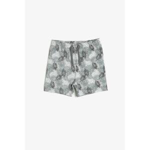 Koton Gray Patterned Baby Boy Shorts & Bermuda