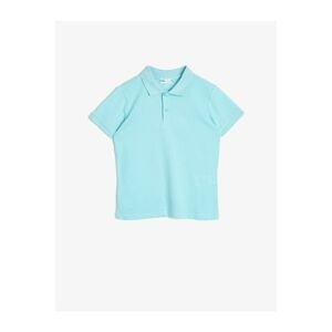 Koton Boy Blue Polo Neck T-Shirt