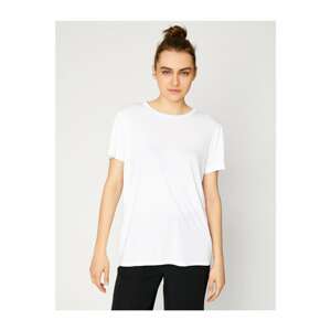 Koton T-Shirt - Ecru - Regular