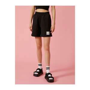 Koton Women's Black Shorts & Bermuda