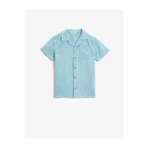 Koton Boy Blue Short Sleeve Shirt
