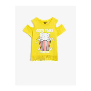 Koton T-Shirt - Yellow - Regular