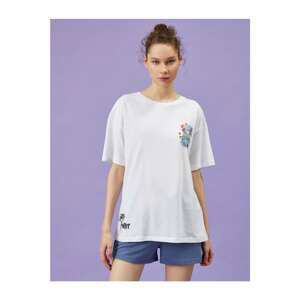 Koton T-Shirt - Ecru - Regular