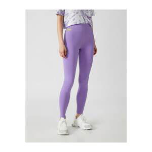 Koton Women's Purple Leggings