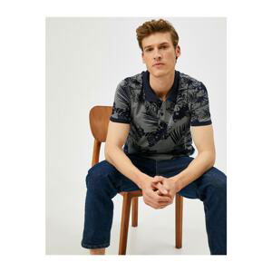 Koton Polo Neck T-Shirt Patterned