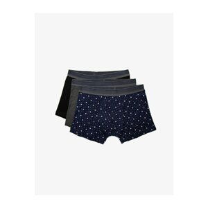 Koton Boxer Shorts - Navy blue - pack 3