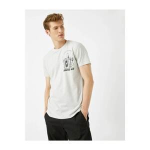 Koton Men's T-shirt Gray 1yam14971ok