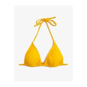 Koton Bikini Top - Yellow - Plain