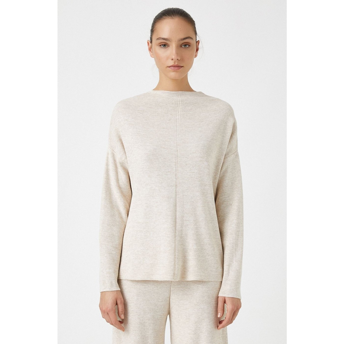 Koton Sweater - Beige - Relaxed