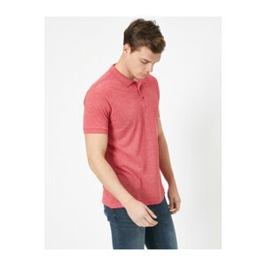 Koton Men's Short Sleeve Polo Neck T-Shirt