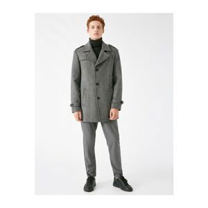 Koton Men's Gray Coat