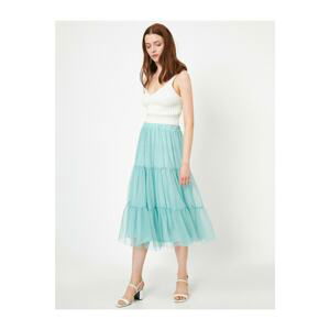 Koton Women's Ruffle Detail Skirt