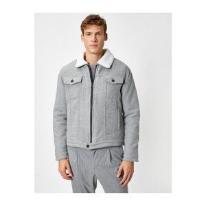 Koton Men's Gray Coat