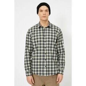 Koton Plaid Long Sleeve Regular Fit Lumberjack Shirt