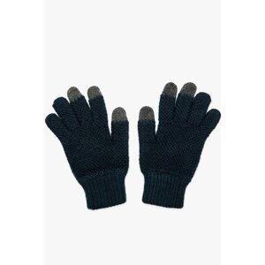 Koton Male Navy Blue Gloves