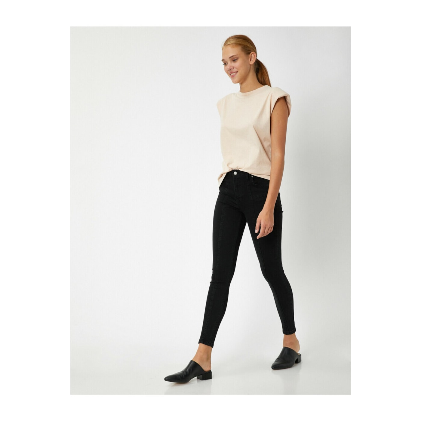 Koton Women Black Jeans