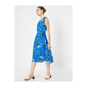 Koton Dress - Blue - Wrapover