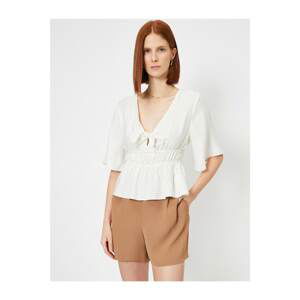 Koton Blouse - Ecru - Fitted