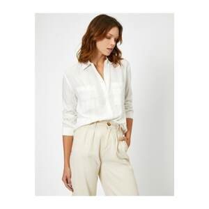 Koton Pocket Detail Long Sleeve Shirt