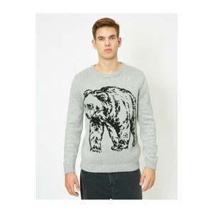 Koton Patterned Knitwear Sweater