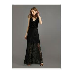 Koton Lace Detail Dress Evening Dress