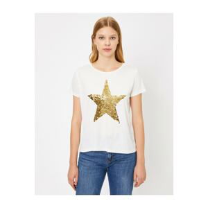 Koton Sequin Detailed T-shirt