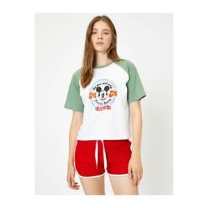 Koton Mickey Mouse Licensed Printed T-shirt