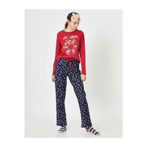 Koton Printed Printed Pajamas Set