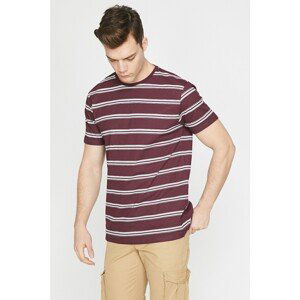 Koton Man Claret Red T-Shirt