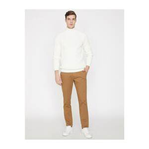 Koton Men Ecru Arzu Sabanci for Cotton Trousers